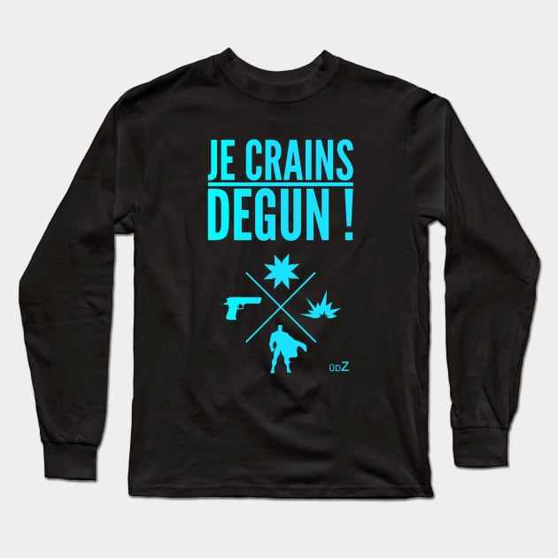 Degun modern logo Long Sleeve T-Shirt by udezigns